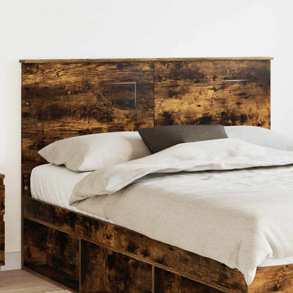 vidaXL Kopfteil Geräucherte Eiche 140 cm Holzwerkstoff