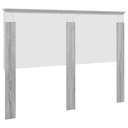vidaXL Tête de lit Sonoma gris 140 cm Bois d'ingénierie