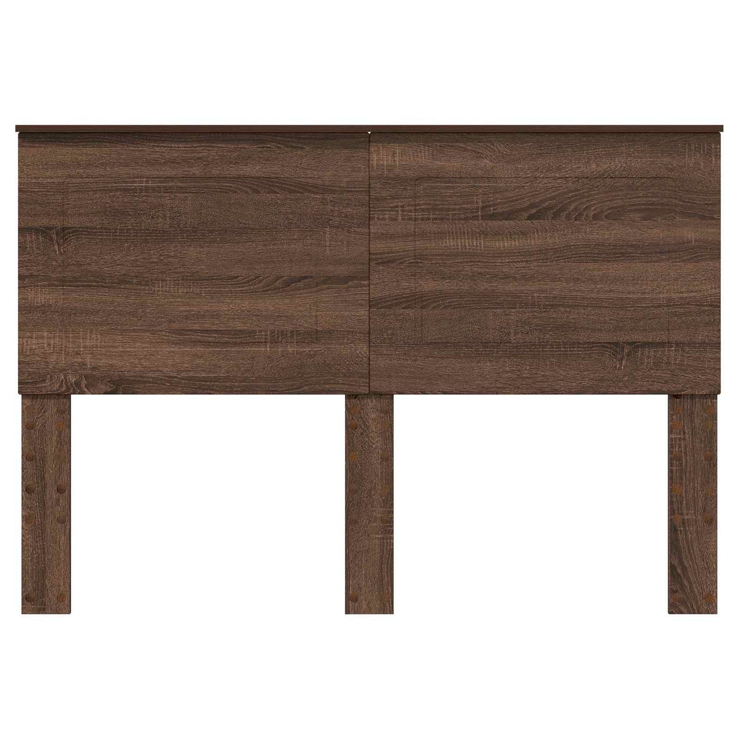 Kopfteil Braun Eichen-Optik Holzwerkstoff