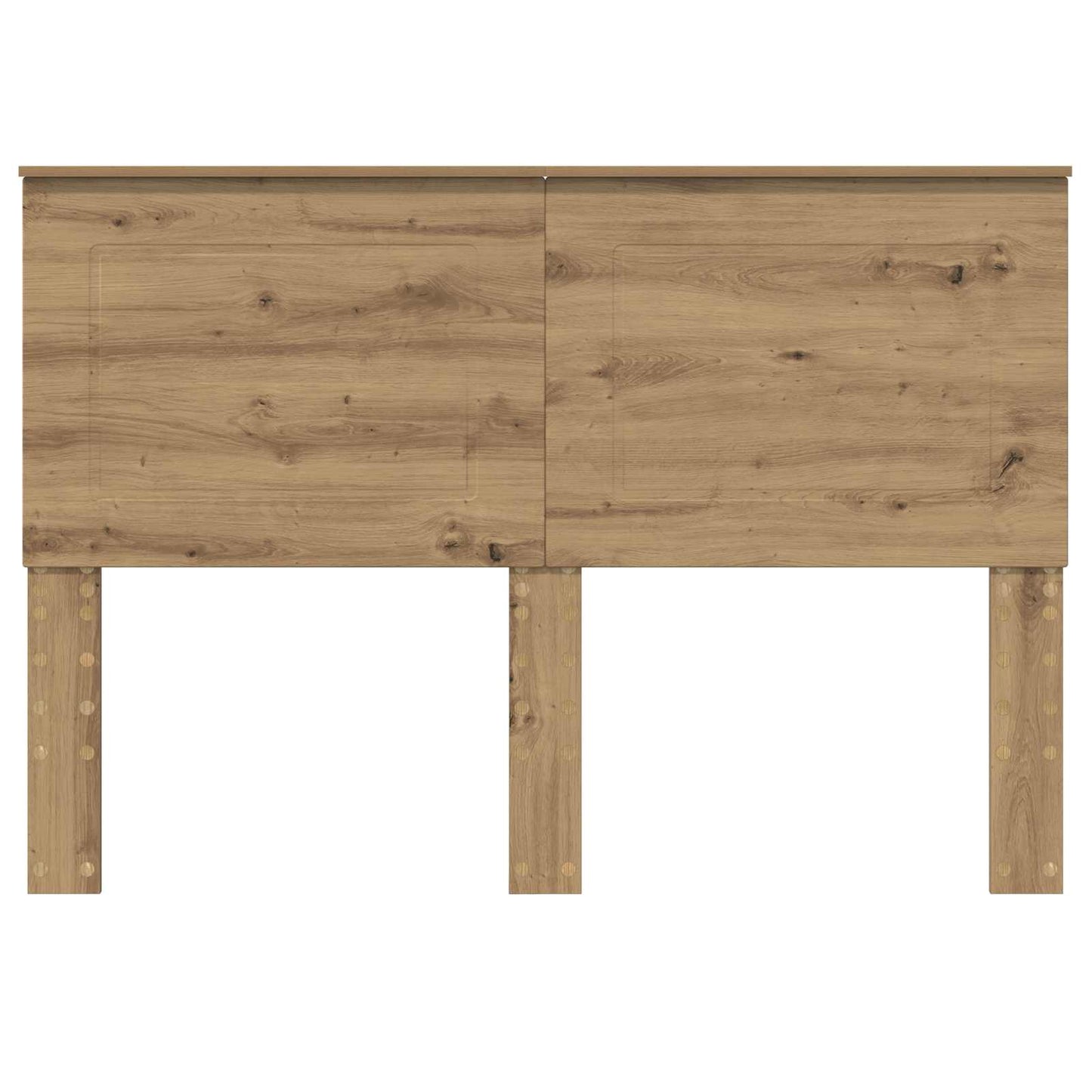 vidaXL Kopfteil Artisan-Eiche 140 cm Holzwerkstoff