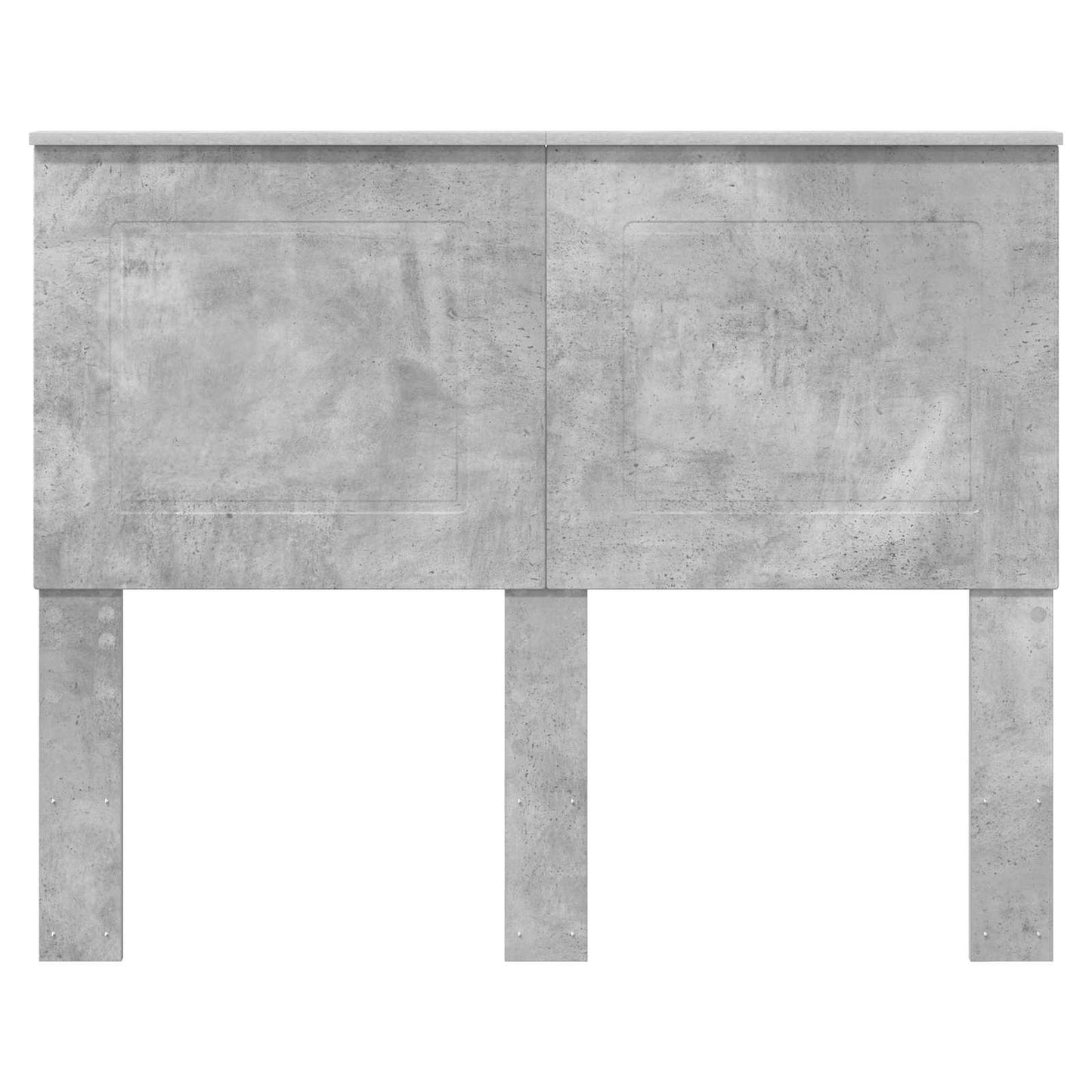 vidaXL Kopfteil Beton Grau 135 cm Holzwerkstoff