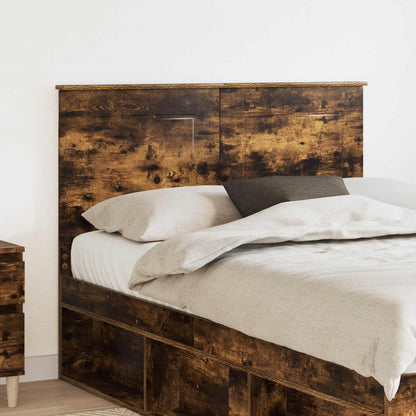 vidaXL Kopfteil Geräucherte Eiche 135 cm Holzwerkstoff