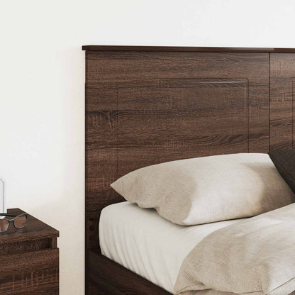 vidaXL Kopfteil Braun Eichen-Optik 135 cm Holzwerkstoff