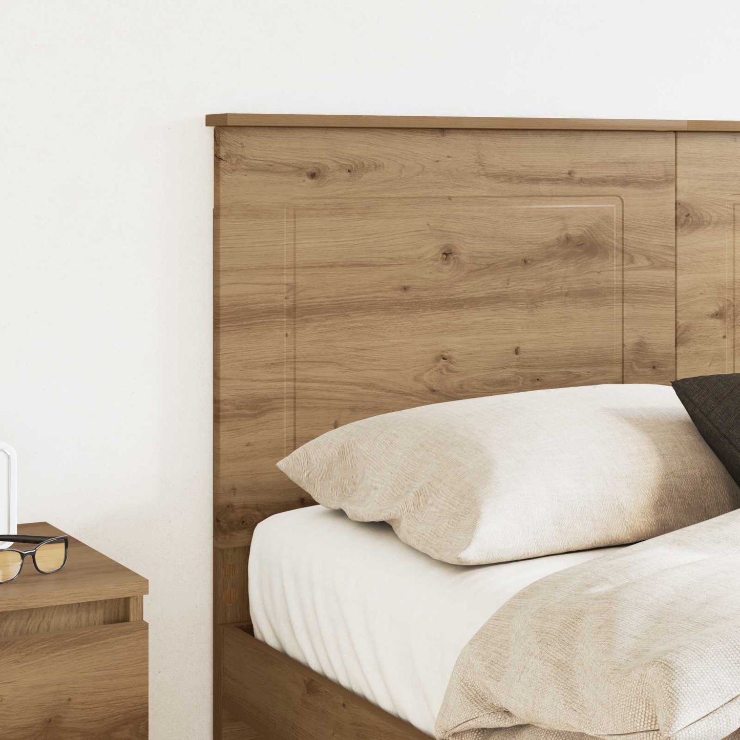 vidaXL Kopfteil Artisan-Eiche 135 cm Holzwerkstoff