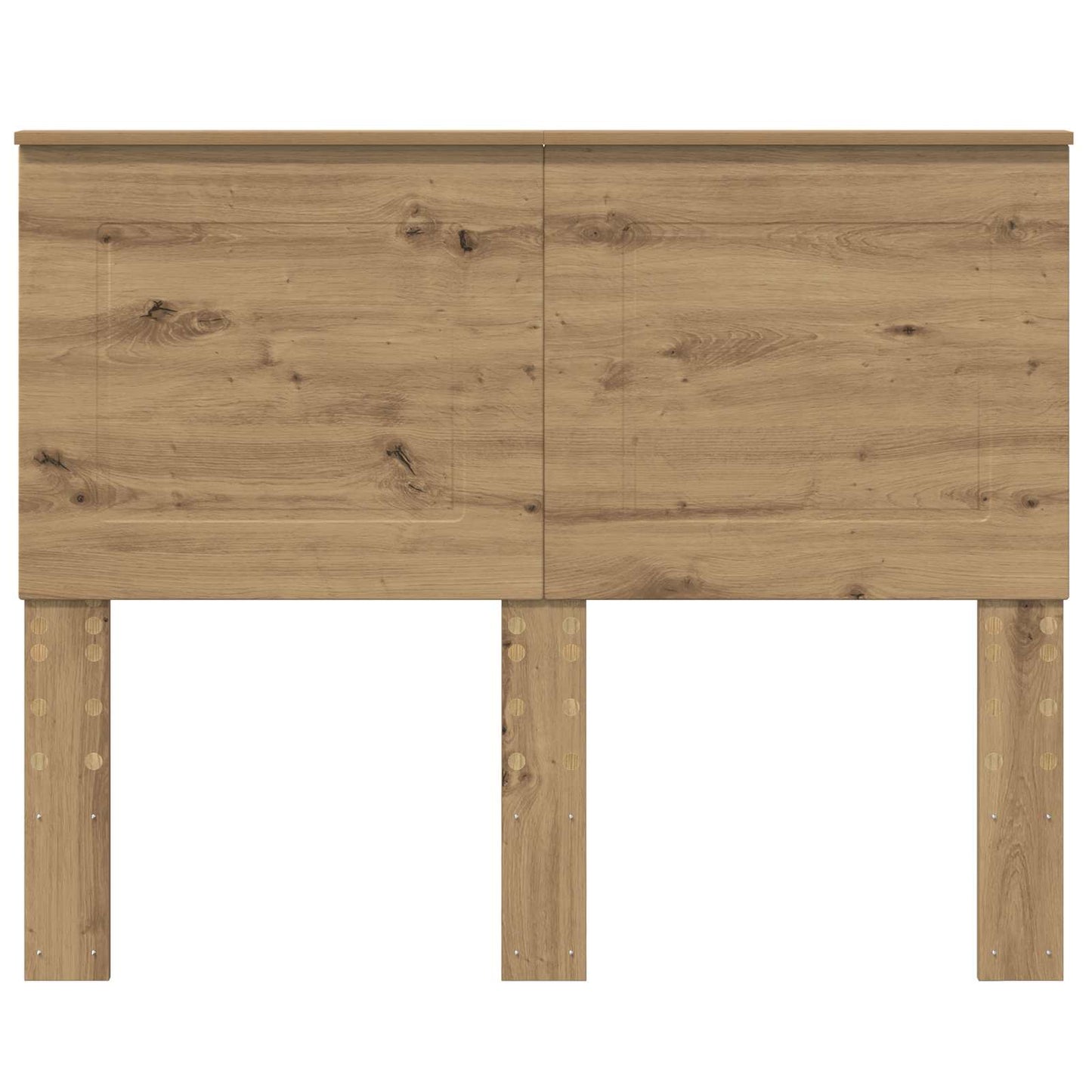 vidaXL Kopfteil Artisan-Eiche 135 cm Holzwerkstoff