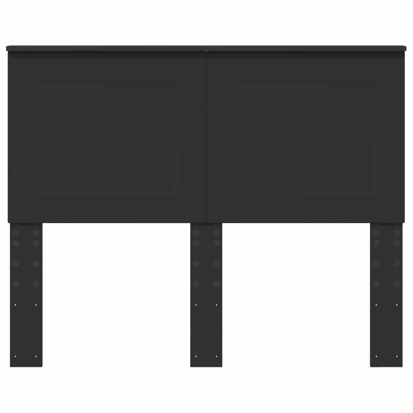 vidaXL Tête de lit Chêne noir 120 cm Bois d'ingénierie