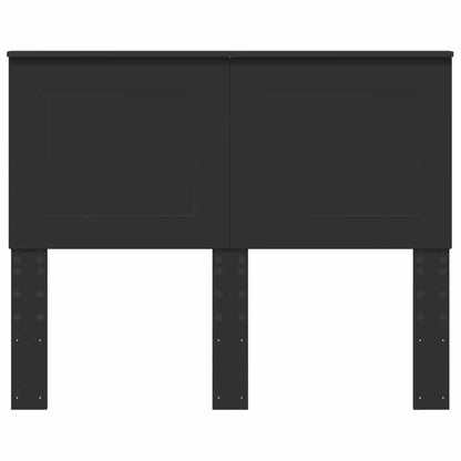 vidaXL Tête de lit Chêne noir 120 cm Bois d'ingénierie