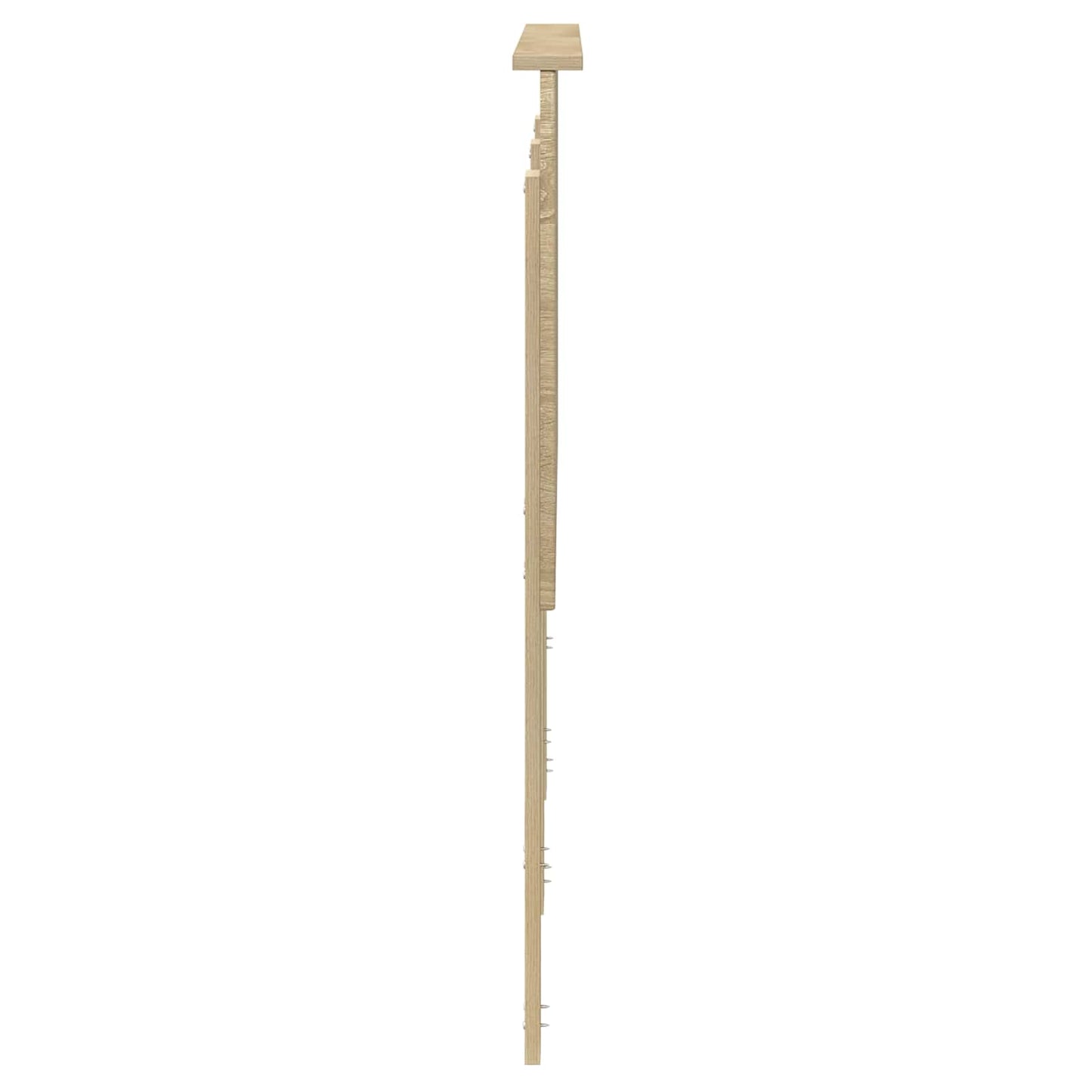 vidaXL Kopfteil Sonoma-Eiche 120 cm Holzwerkstoff