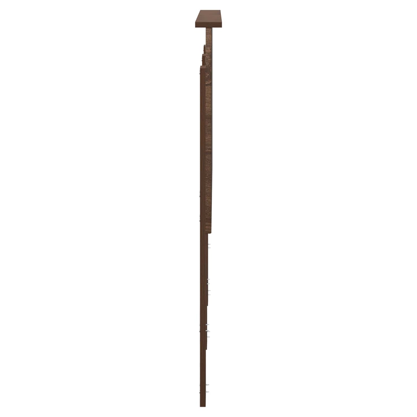 vidaXL Kopfteil Braun Eichen-Optik 120 cm Holzwerkstoff