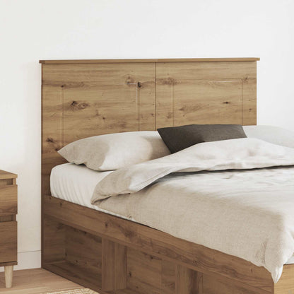 vidaXL Kopfteil Artisan-Eiche 120 cm Holzwerkstoff