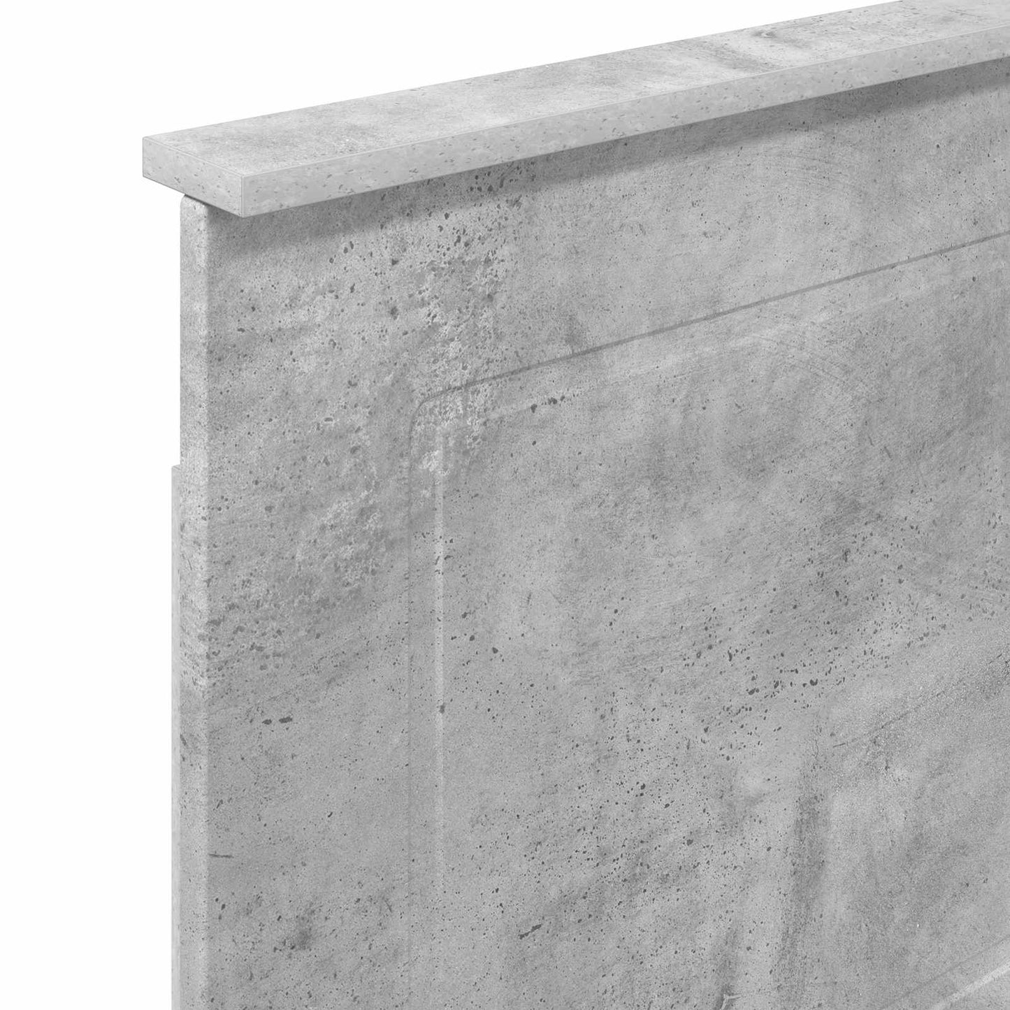 vidaXL Kopfteil Beton Grau 100 cm Holzwerkstoff