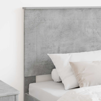 vidaXL Kopfteil Beton Grau 100 cm Holzwerkstoff