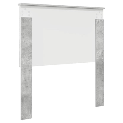 vidaXL Kopfteil Beton Grau 100 cm Holzwerkstoff