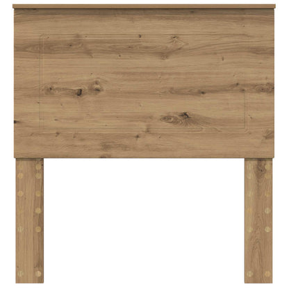 vidaXL Kopfteil Artisan-Eiche 90 cm Holzwerkstoff