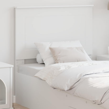 Kopfteil Weiß Holzwerkstoff