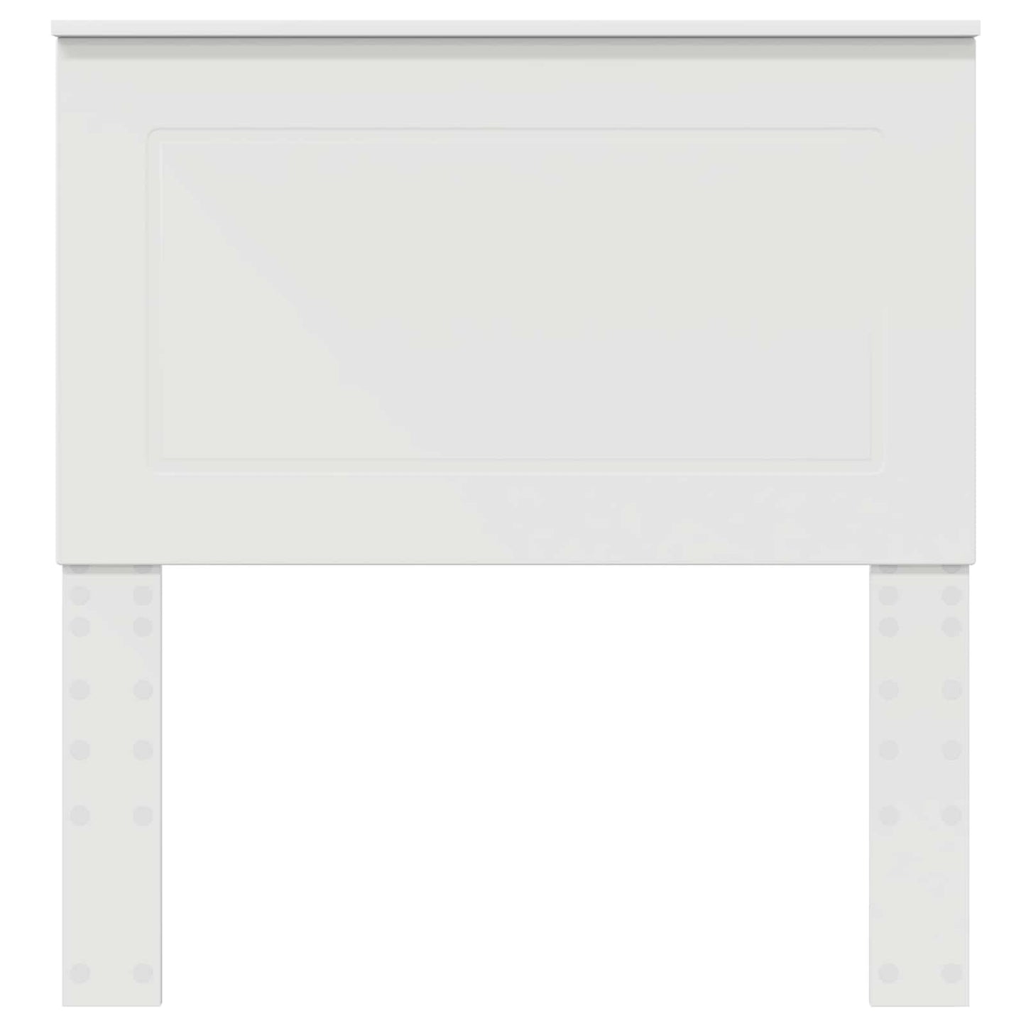 Kopfteil Weiß Holzwerkstoff