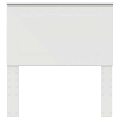 Kopfteil Weiß Holzwerkstoff