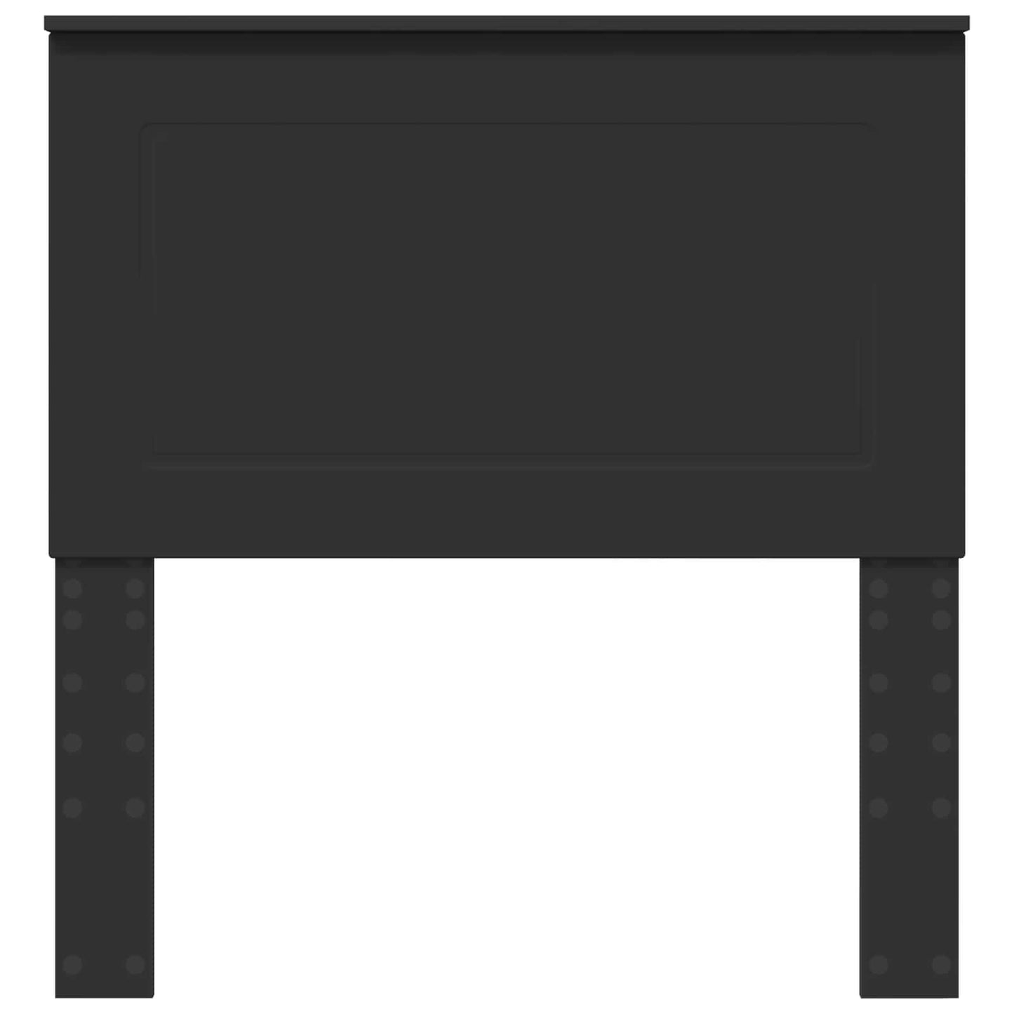 Kopfteil Schwarze Eiche Holzwerkstoff