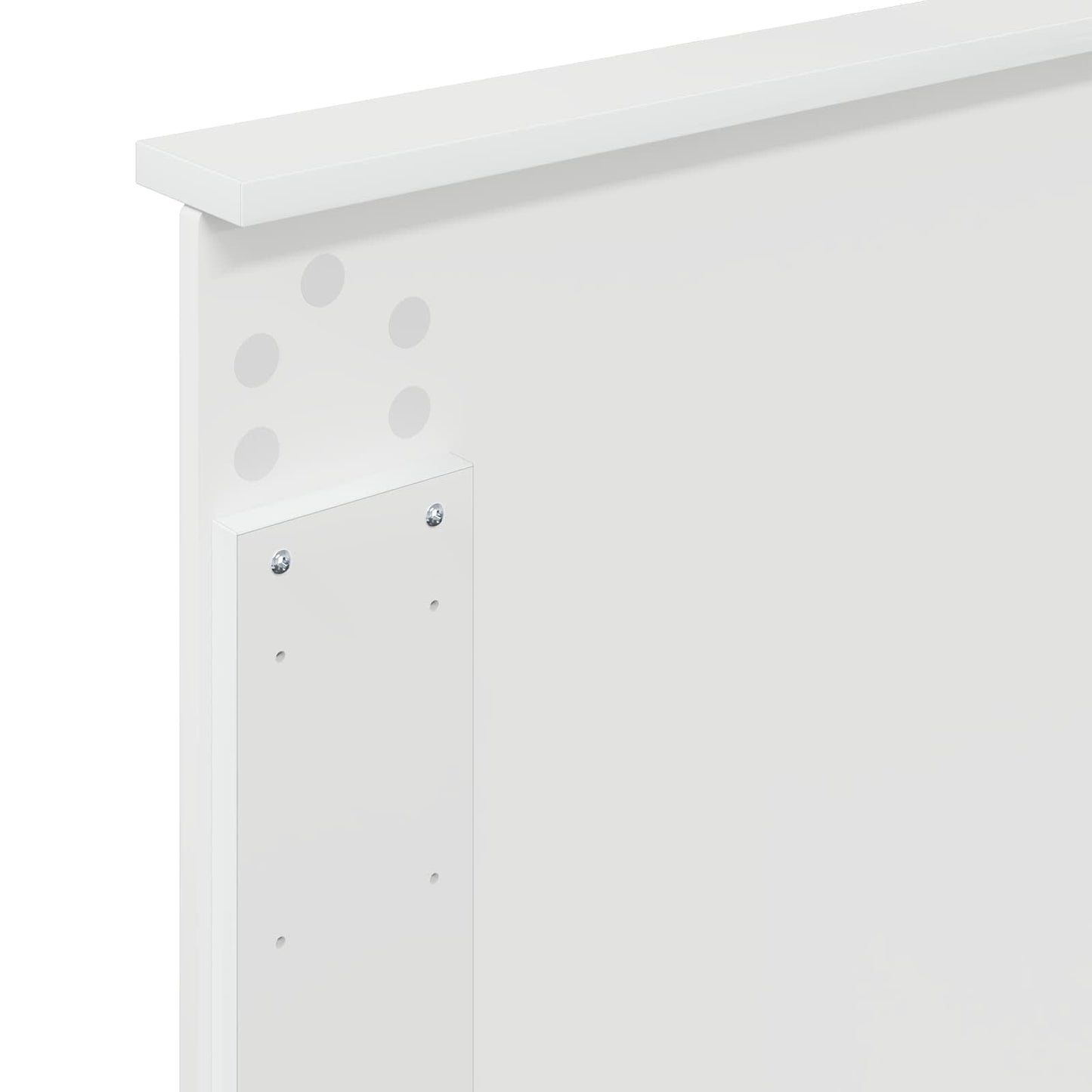 Kopfteil Glänzend Weiß Holzwerkstoff