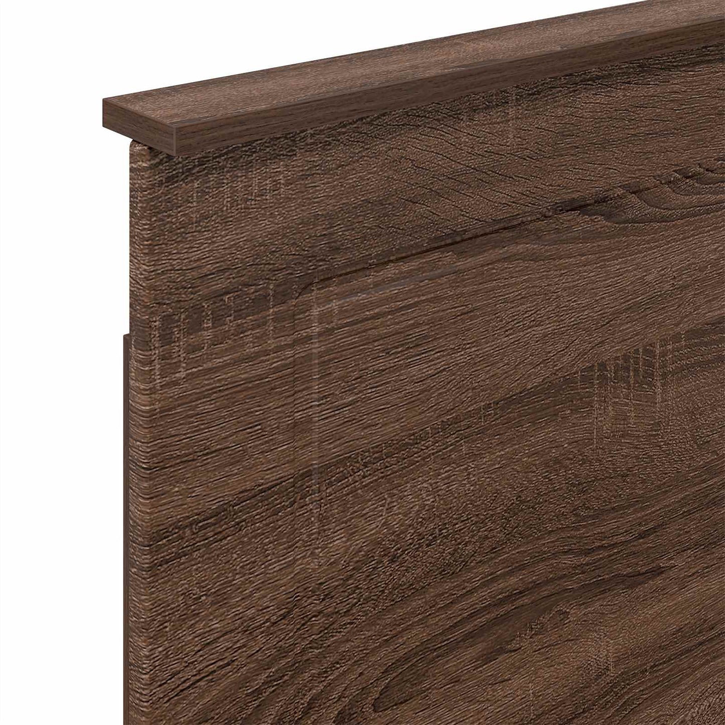 vidaXL Kopfteil Braun Eichen-Optik 80 cm Holzwerkstoff