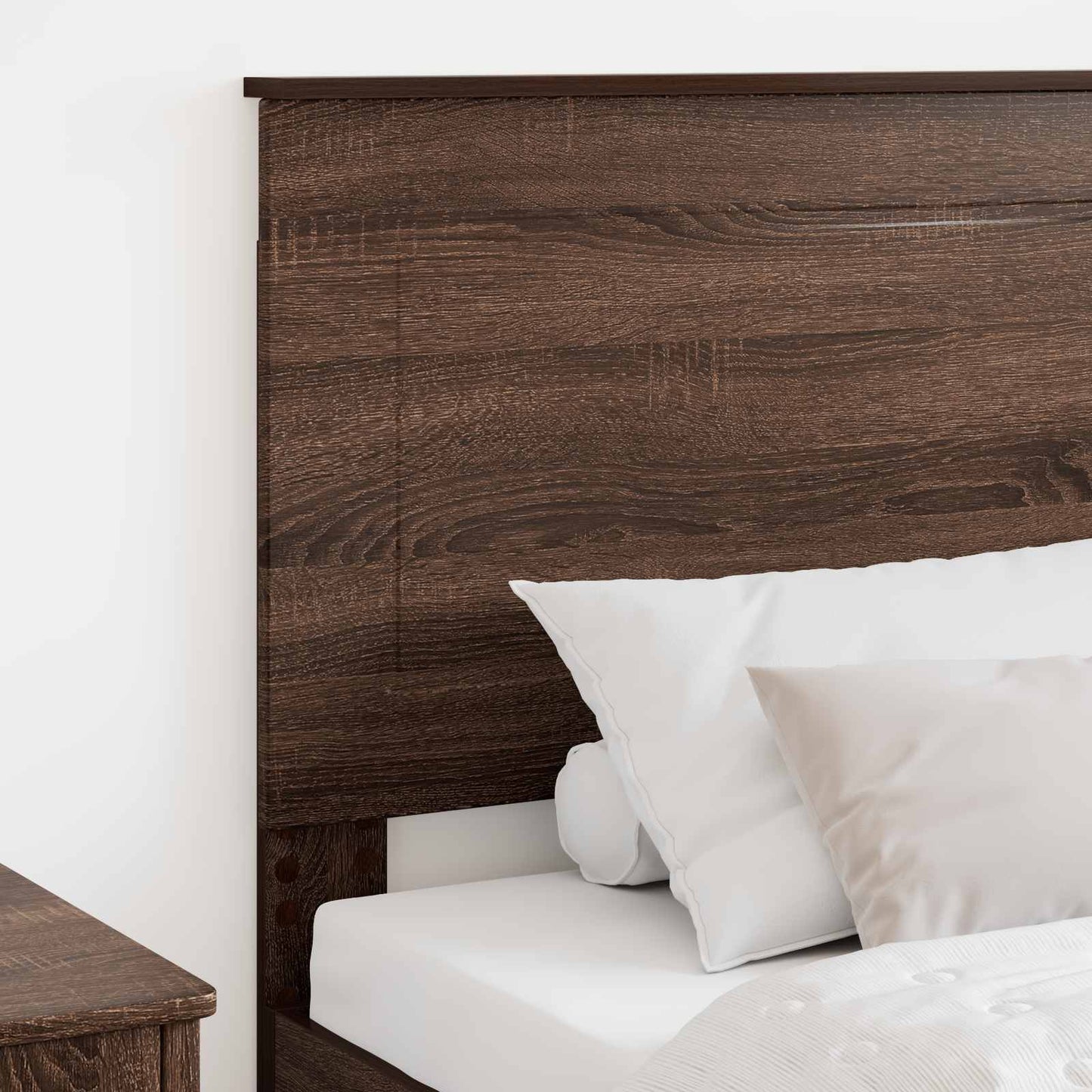 vidaXL Kopfteil Braun Eichen-Optik 80 cm Holzwerkstoff