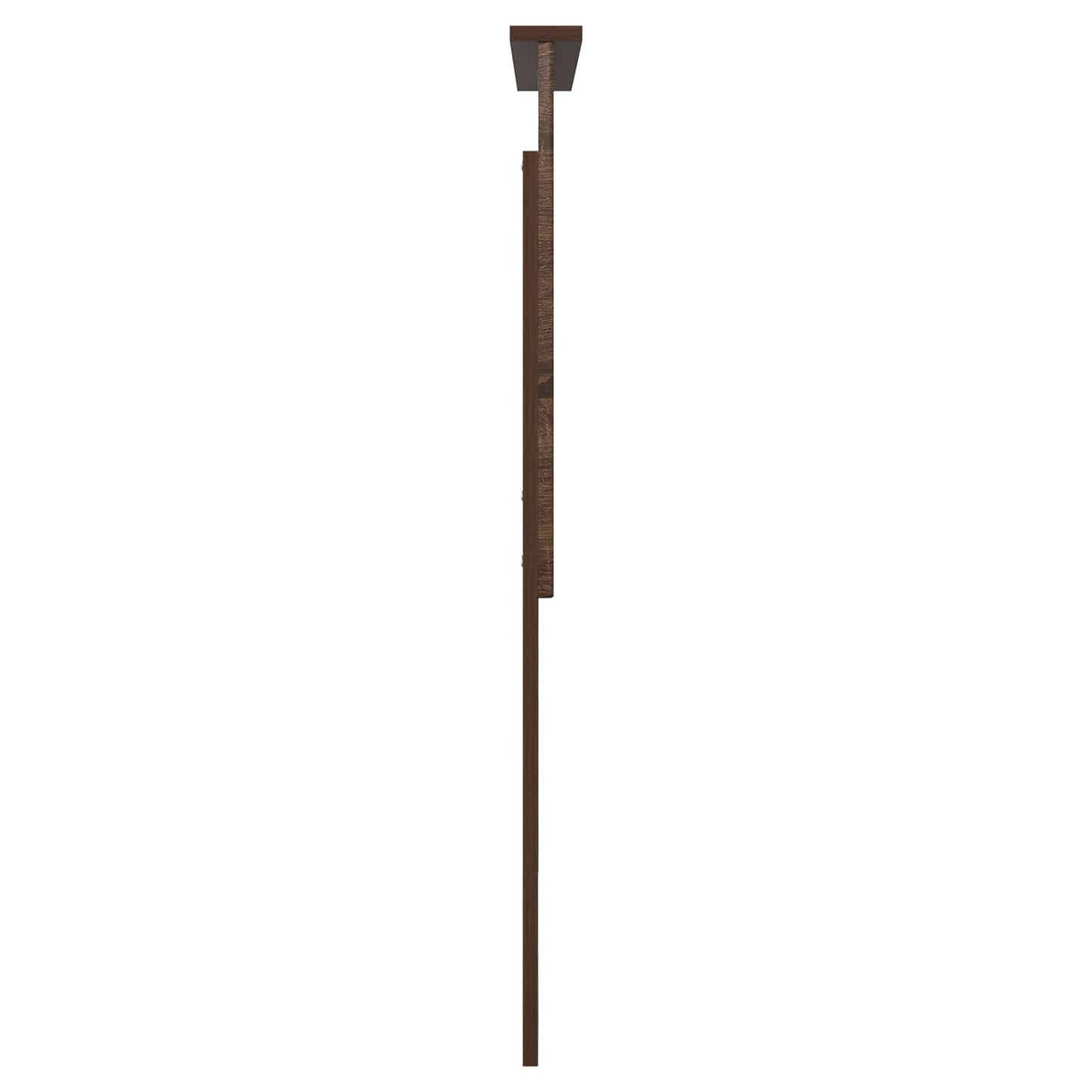 vidaXL Kopfteil Braun Eichen-Optik 80 cm Holzwerkstoff