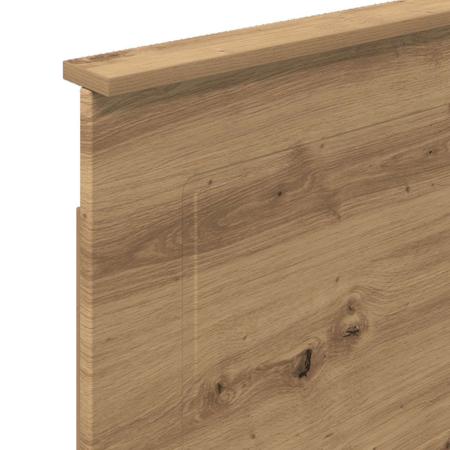 vidaXL Kopfteil Artisan-Eiche 80 cm Holzwerkstoff