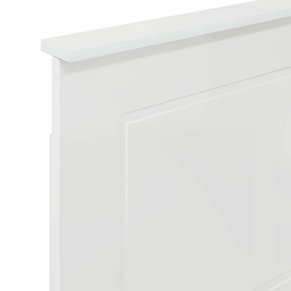 Kopfteil Glänzend Weiß Holzwerkstoff