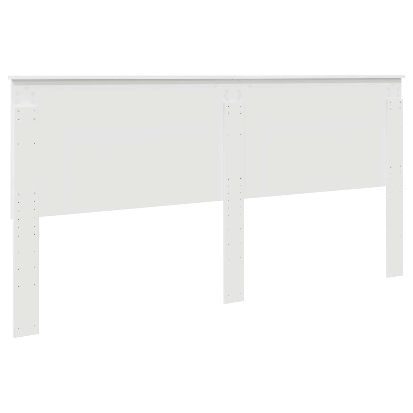 Kopfteil mit Kopfteil Weiß 200 cm Holzwerkstoff