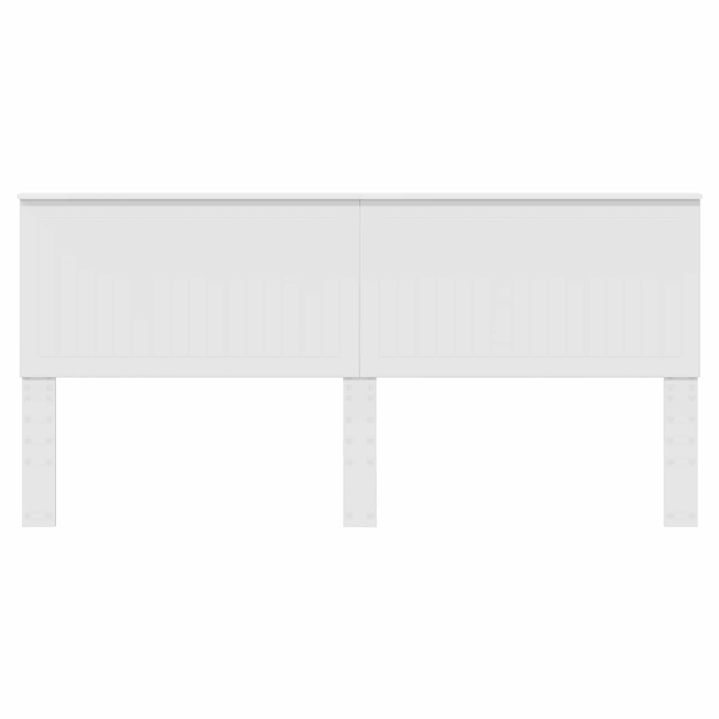 Kopfteil mit Kopfteil Weiß 200 cm Holzwerkstoff