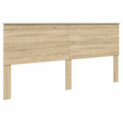 vidaXL Kopfteil mit Kopfteil Sonoma-Eiche 200 cm Holzwerkstoff