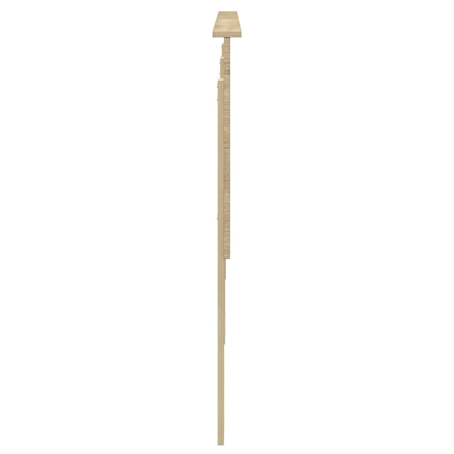 vidaXL Kopfteil mit Kopfteil Sonoma-Eiche 200 cm Holzwerkstoff