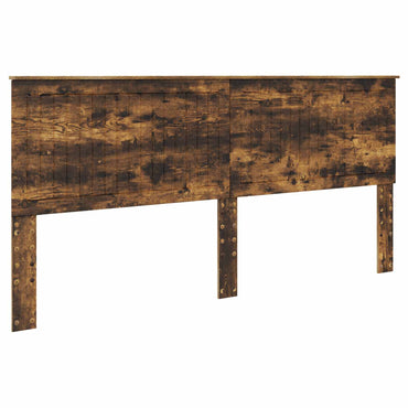 vidaXL Kopfteil mit Kopfteil Geräucherte Eiche 200 cm Holzwerkstoff