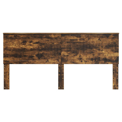 vidaXL Kopfteil mit Kopfteil Geräucherte Eiche 200 cm Holzwerkstoff