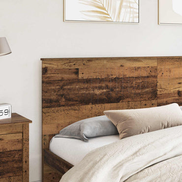 vidaXL Kopfteil mit Kopfteil Altholz 200 cm Holzwerkstoff