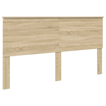vidaXL Kopfteil mit Kopfteil Sonoma-Eiche 180 cm Holzwerkstoff