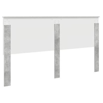 vidaXL Kopfteil mit Kopfteil Beton Grau 180 cm Holzwerkstoff