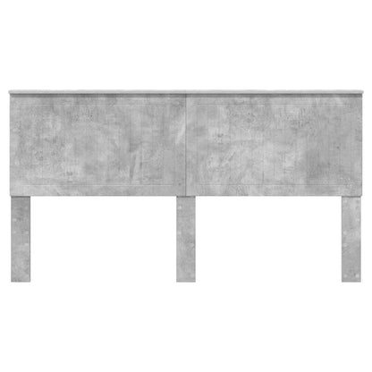vidaXL Kopfteil mit Kopfteil Beton Grau 180 cm Holzwerkstoff