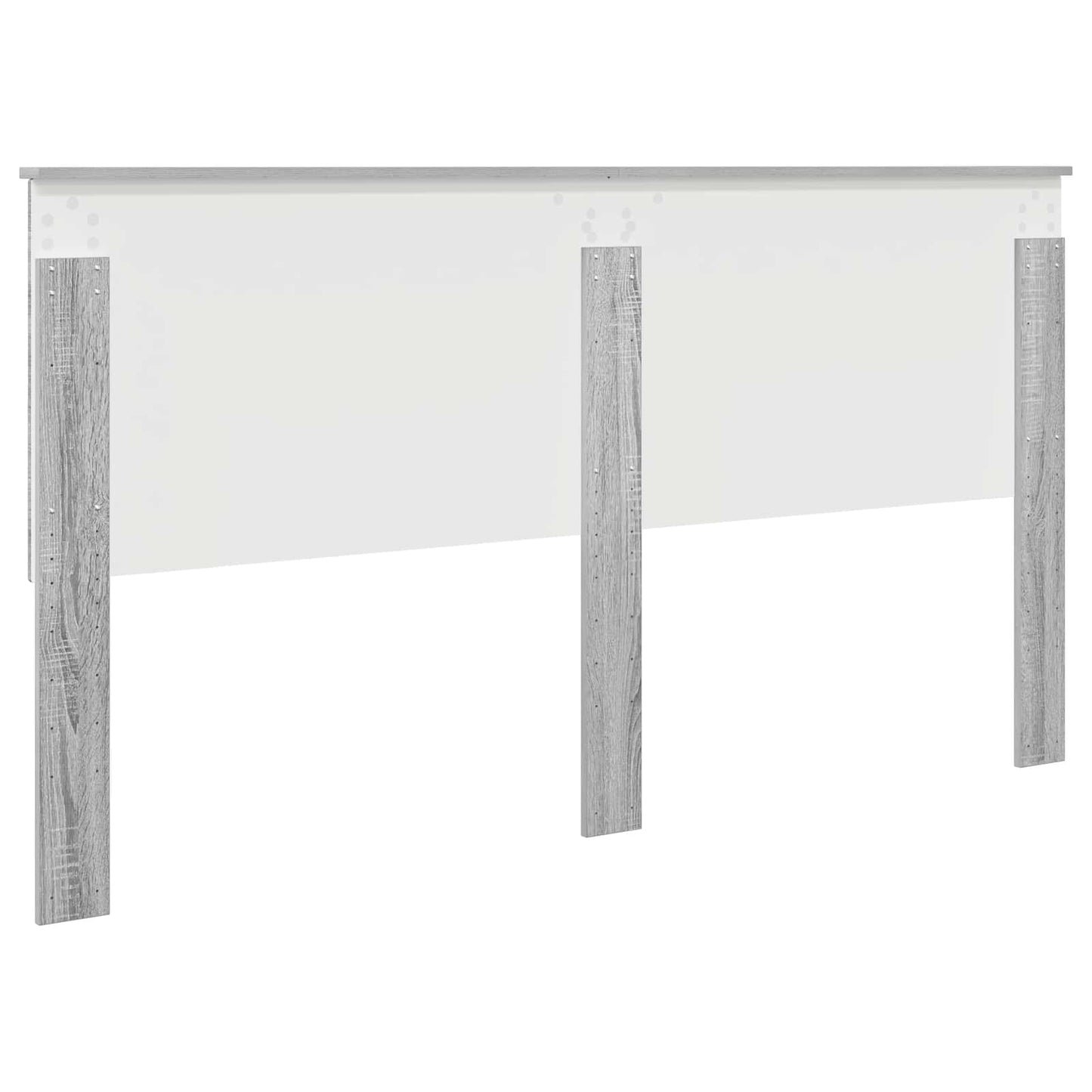 vidaXL Kopfteil mit Kopfteil Graues Sonoma 180 cm Holzwerkstoff