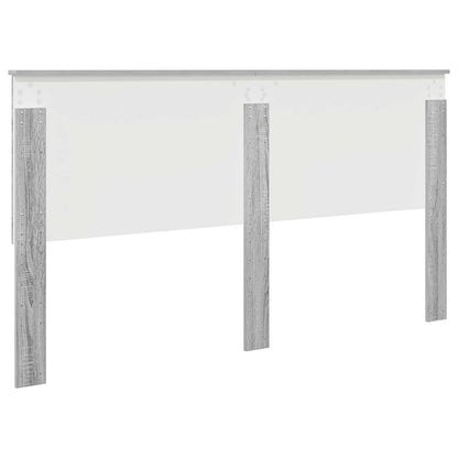 vidaXL Kopfteil mit Kopfteil Graues Sonoma 180 cm Holzwerkstoff