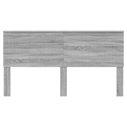 vidaXL Kopfteil mit Kopfteil Graues Sonoma 180 cm Holzwerkstoff