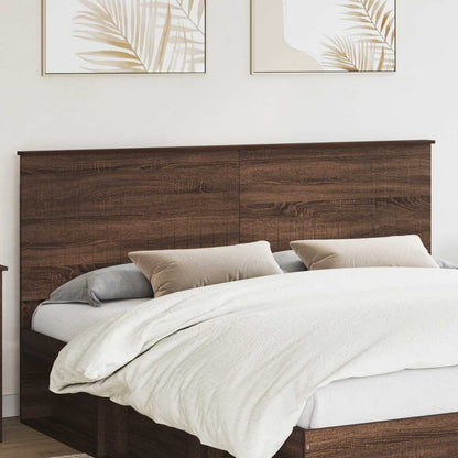 vidaXL Kopfteil mit Kopfteil Braun Eichen-Optik 180 cm Holzwerkstoff