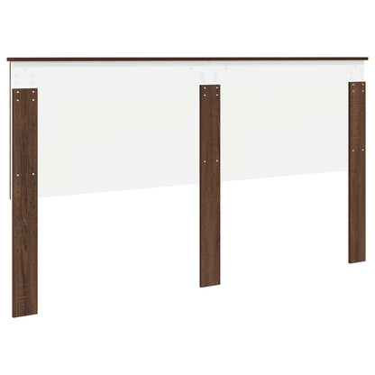 vidaXL Kopfteil mit Kopfteil Braun Eichen-Optik 180 cm Holzwerkstoff