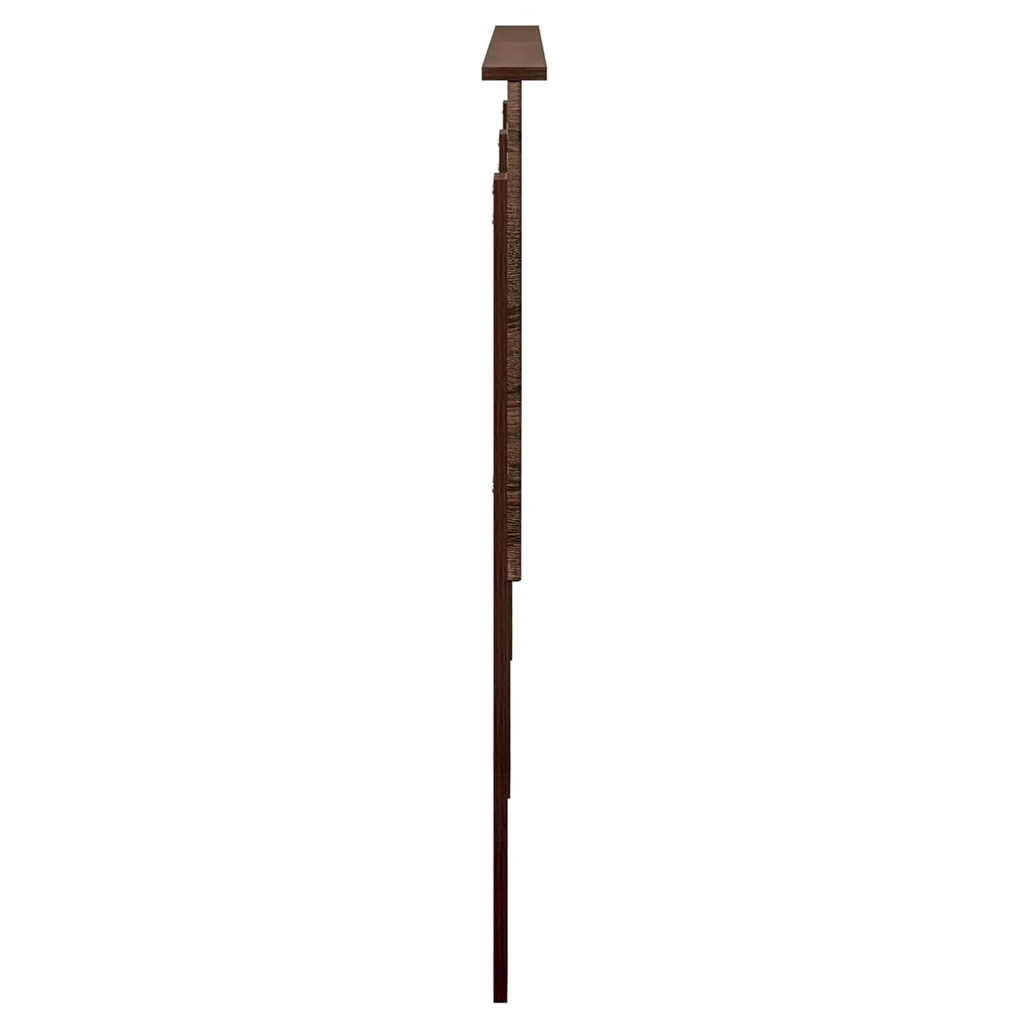 vidaXL Kopfteil mit Kopfteil Braun Eichen-Optik 180 cm Holzwerkstoff