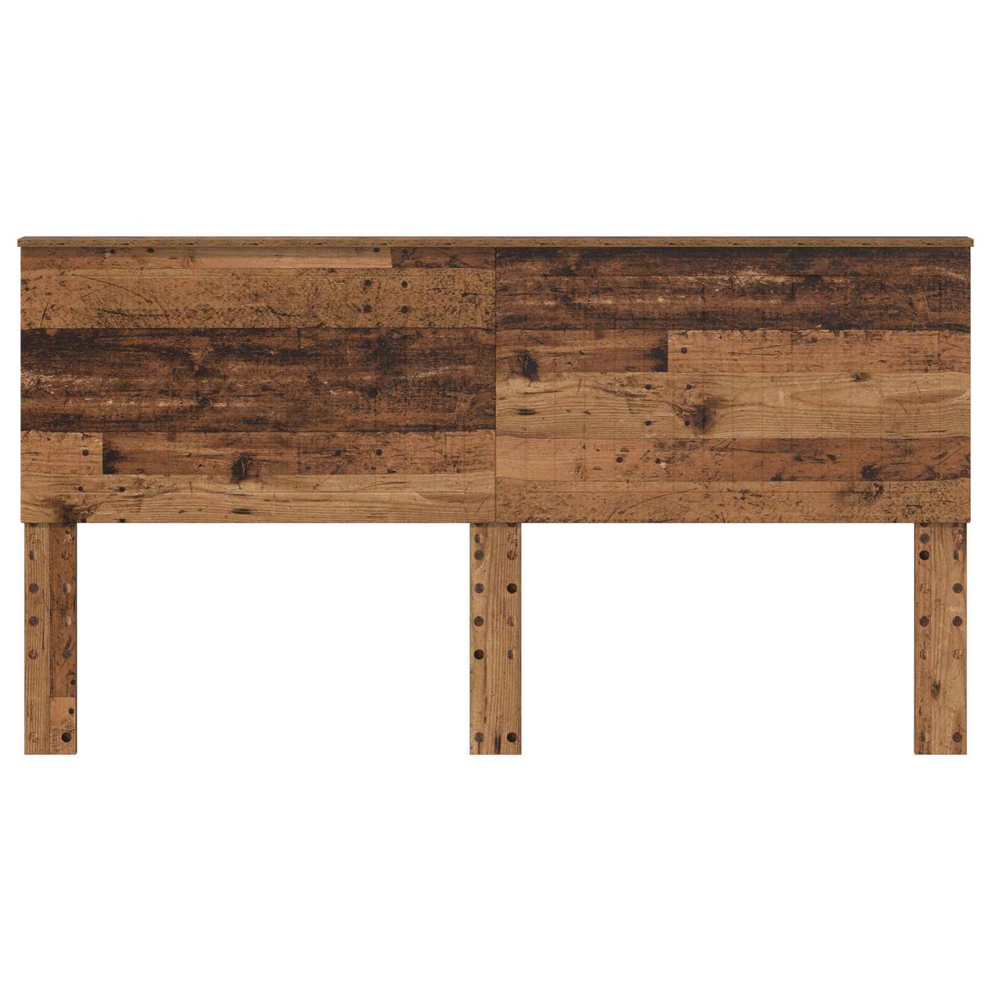 vidaXL Kopfteil mit Kopfteil Altholz 180 cm Holzwerkstoff