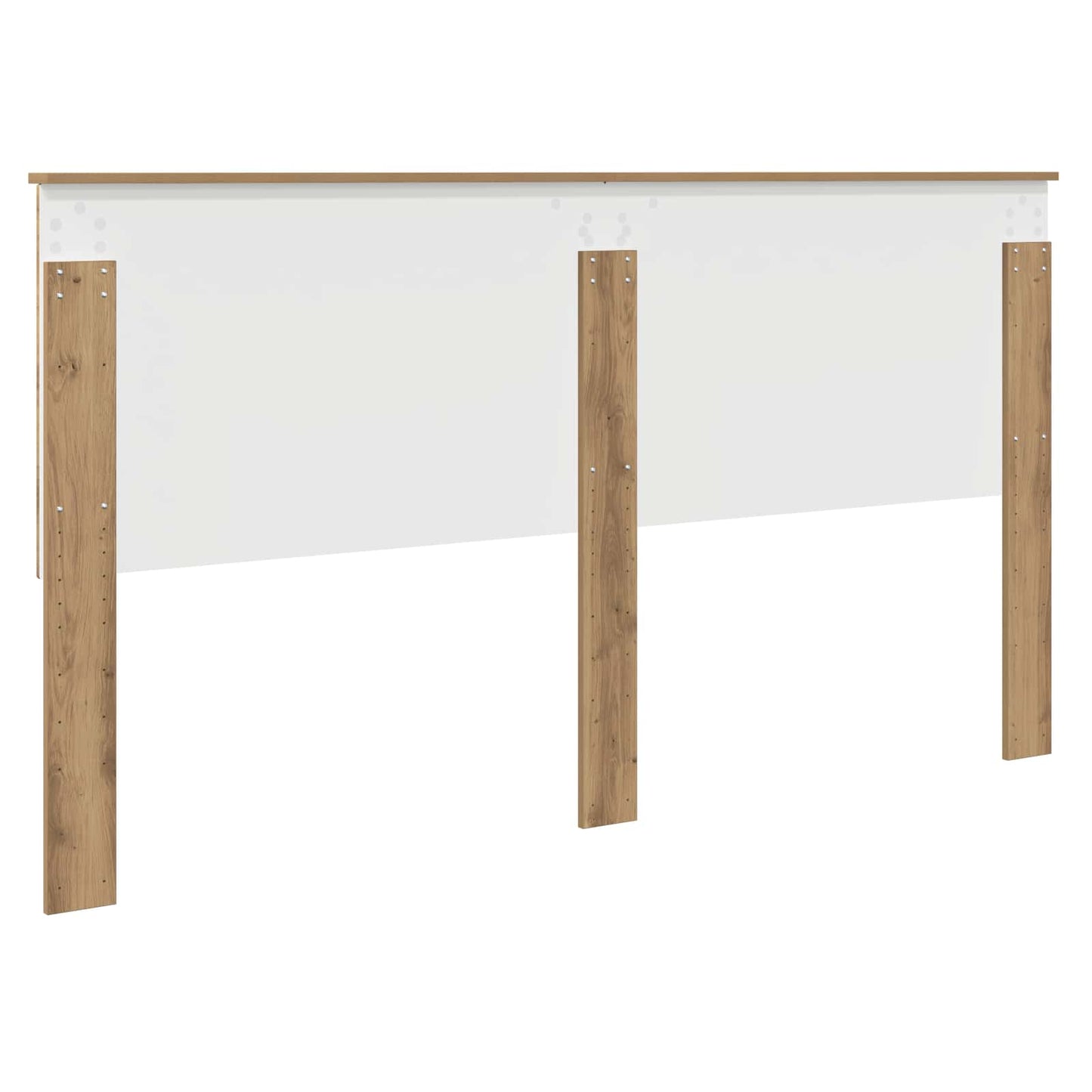 vidaXL Kopfteil mit Kopfteil Artisan-Eiche 180 cm Holzwerkstoff