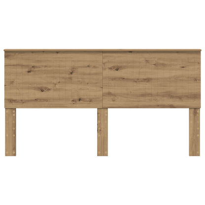 vidaXL Kopfteil mit Kopfteil Artisan-Eiche 180 cm Holzwerkstoff