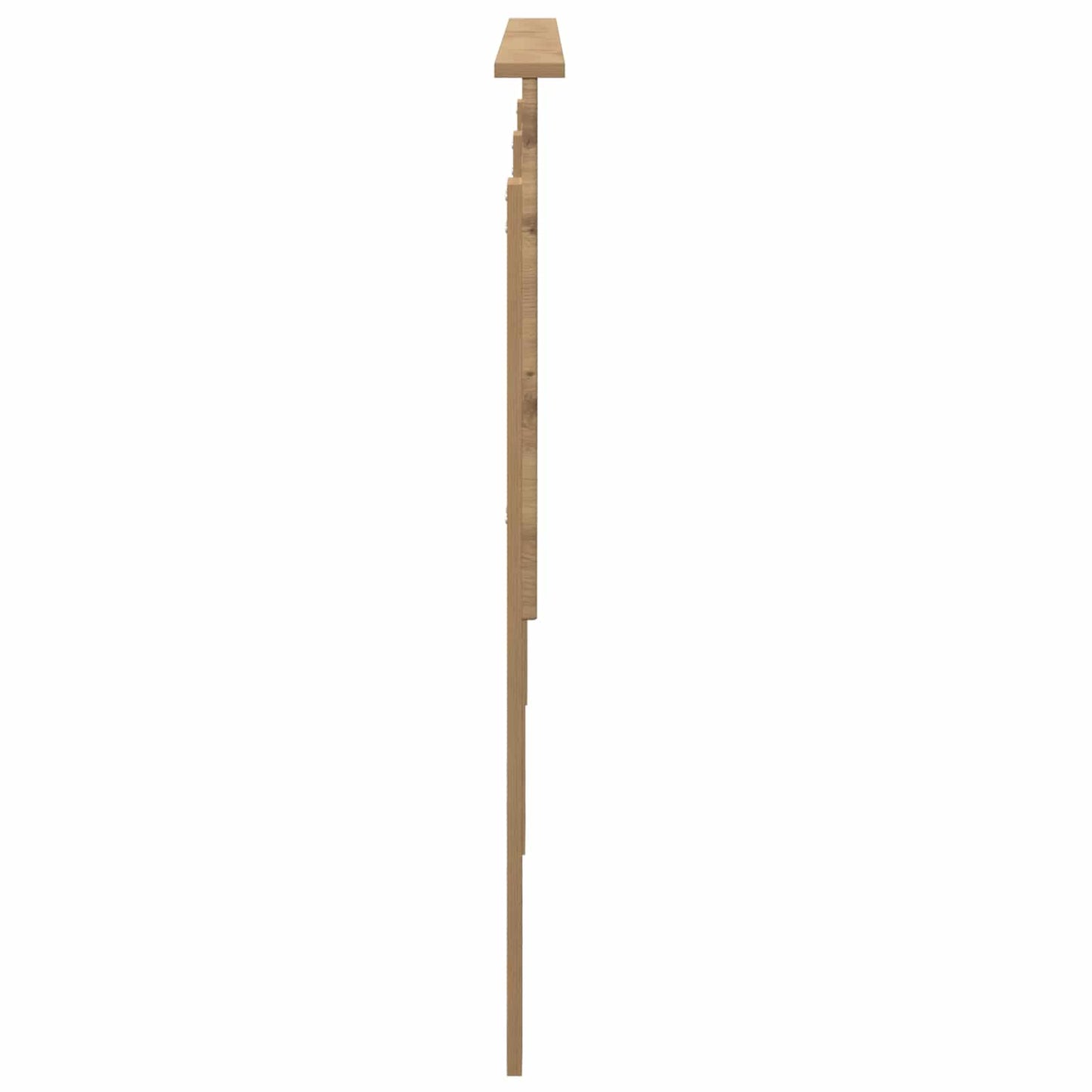 vidaXL Kopfteil mit Kopfteil Artisan-Eiche 180 cm Holzwerkstoff
