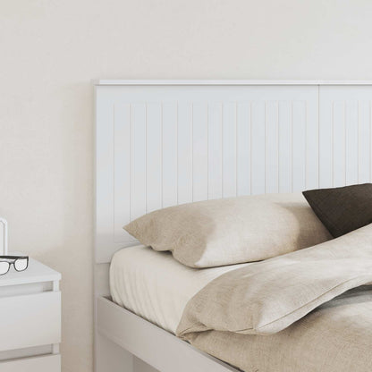 Kopfteil mit Kopfteil Weiß 160 cm Holzwerkstoff