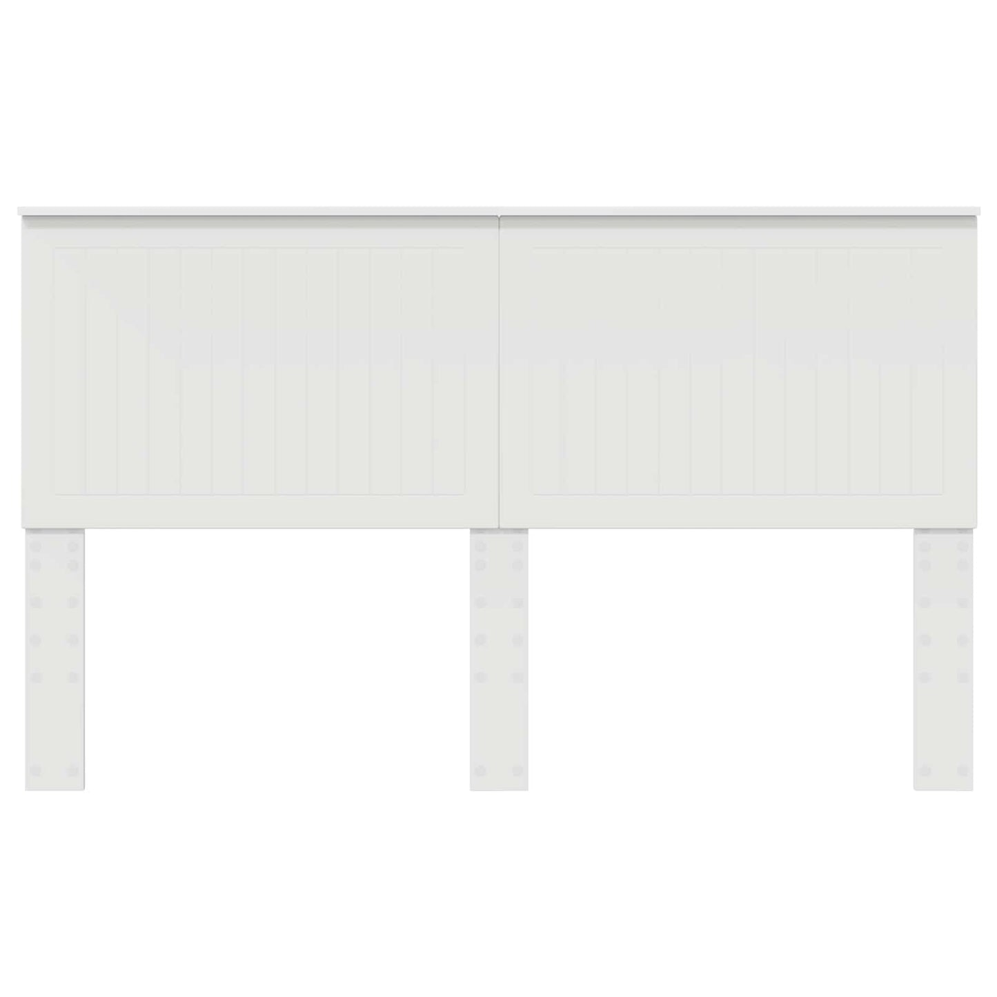 Kopfteil mit Kopfteil Weiß 160 cm Holzwerkstoff